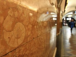 В Киевском метро на старых станциях тоже полно.
Станция "Университет". Киев