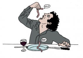 После этой картинки читать не стал...
"Убить червя" и "заморить червячка" - совсем разное значение!...
Автор! ты не русский!.