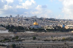 Вид на Старый Город Иерусалим.