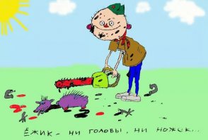 Бешеный ежик! 