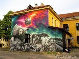 Мам, смотри, я уличный художник! Самые крутые граффити Москвы