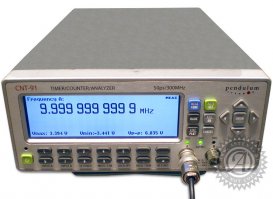 К слову сказать, вот так выглядит современный частотомер. Да, он большой. Нет, в нем нет антенны ловли сигналов, но есть блок обработки.