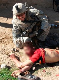 И это чудовище претендует на роль цивилизованного существа и учит другие народы как правильно жить? И ведь он явно не одинок во взглядах, ему подобные существа приходили в гости, он хвастался коллекцией, а они не вынимали оружия и не убивали маньяка, а наоборот с удовольствием рассматривали.......
Сраная высшая раса, вот откуда полез и ползет нацизм, этой же заразой больно общество в США.