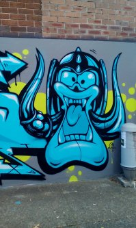 Любителям Моторхед. Сидней, графити на стене дома.