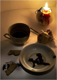 Красивые рисунки из кофейных пятен
