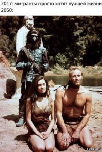 Есть и хорошие стороны. В том мире, 1000 лет спустя когда люди заняли место обезьян, женщины не умеют говорить.