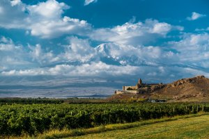 Вид на Арарат из Армении  (стянуто с exler .ru)