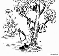 Попал на такой остров, а тебе пьяные кролики морду набили ни за что