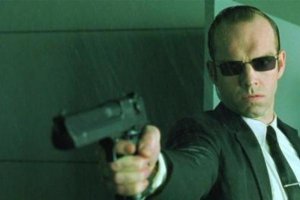 Я имел в виду не цифры. Все кадры в матрице сняты с зеленым оттенком, это было сделано специально, чтобы подчеркнуть неестественность матрицы по сравнению с реальным миром.