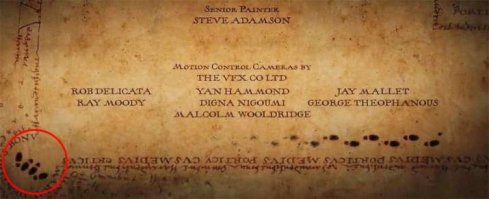 Следы-то от мужской обуви.