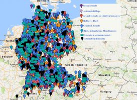 Преступления "беженцев" в Германии. Онлайн версия.