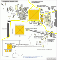 вот они на схеме - наверно, это одна из маленьких пирамид королев