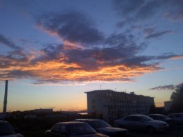 Мурманская область, конец июля 2016. Фото было сделано около 2 часов ночи.