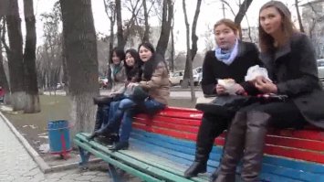 Вот из-за таких отбросов и появляются всякие дизайнерский скамейки без спинок