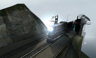 Поезд из HL2 напоминает. А так - красиво но совершенно не практично. Детские рисунки напоминает...