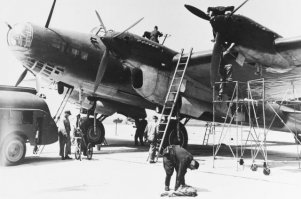 Ну эт как грится очередной "наш ответ Чемберлену"... В США, с 38-го года в серию пошел DC-4. Попытки купить лицензию не увенчались успехом (как это было в случае с DC-3, чьи локализованнае версии известна как Ли-2 и ПС-84). В прочем, в советском правительстве было много противников самолетов такого класса - это требовало модернизации всей аэродромной инфраструктуры в СССР, т. к. для подобных самолетов требовались взлетные полосы с прочным покрытием. Нежелание модернизировать аэродромы очень негативно повлияло так же на программы дальней бомбардировачной авиации. На фото DC-4 и ТБ7(Пе-8).