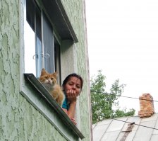 Вот так жена и кот Пафнутий ждут с работы....
