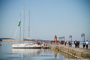 Поселок Рыбачий на Куршской косе