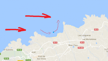 Не мифическое, меня вдоль берега несло метров 20. хрен выплыть. Хотя хорошо плаваю. В моём случае океанские волны шли параллельно берегу, а так как берег бухты шёл дугой то в середине бухты течение возникает обратно от берега стараясь обогнуть крайний мыс. Наверно тот самый рипе. на картинке я синяя точка. А красные линии океанское течение