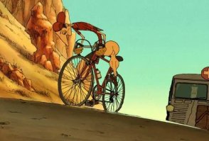 Про лютую любовь к велоспорту и Тур-де-Франс есть отличный мультфильм "Трио из Бельвилля".