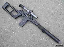В свое время, в 1995 году (было дело),  приобрели для "отряда" в Москве ВСК-94. Не сравнить конечно с ВССН, но тоже хлеб...  Качество сборки/сварки не айс, затвор "необрезиненый" и звонко так бил по ушам, но для своих целей 100-400 метров подходил неплохо..