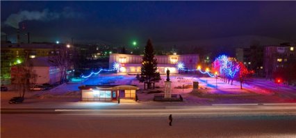 А это самое праздничное место Верхнего Уфалея: