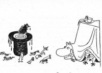 Мне муравьиный лев впервые повстречался на страницах книги о Муми-троллях (в "Шляпе волшебника"). Карик и Валя были немножко позднее.
25 лет прошло с тех пор, четверть века, а меня до сих пор гложет вопрос: - во что же превратились вставные зубы Ондатра? = )