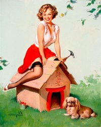 Не, это просто портрет. В пин-апе, как правило, должен быть некий сюжет. Вот классический pin-up: