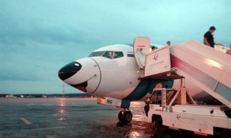 Самолет с красноярской лайкой умилил китайцев