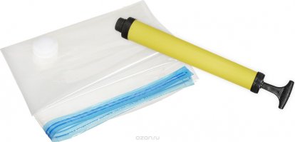 Есть вот такие специальные вакуумные насосы. Очень легкие. Ими  и пользуемся