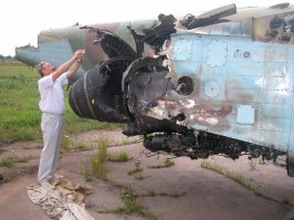 Повреждения Су-25 в ходе войны с Грузией в 2008 году, и ведь долетел.