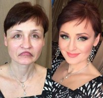 Радикальное преображение женщин при помощи макияжа в стиле 'до и после' от российского визажиста