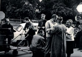 Когда фильм вышел на широкий экран, он имел огромный успех   в год выхода его посмотрело 26 миллионов зрителей.
Съемки фильма действительно проходили рядом с Плющихой   в квартире дома   5 на Ростовской набережной. А изба Нюры (две комнаты и кухня) была построена в павильоне.
Песня  Нежность  ( Опустела без тебя земля... ) была написана Александрой Пахмутовой на слова Сергея Гребенникова и Николая Добронравова. Эта песня является частью посвященного летчикам цикла песен  Обнимая небо .
 Три тополя на Плющихе  получили премию Международного католического бюро по кинематографии на кинофестивале в Мар-дель-Плата (Аргентина) в 1968 году. А Татьяне Дорониной присудили премию за лучшую женскую роль на 4-ом Всесоюзном кинофестивале в Минске в 1970 году.