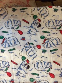 Вот такая байковая ткань выпускалась в СССР:)