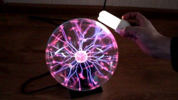 Точно, явление схоже с плазменной лампой.