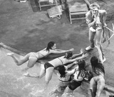 блин! Вот это ж*опа! Я влюбился! Я бы прямо укусил ее!!! (самая правая)