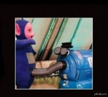 там ещё пылесос был....