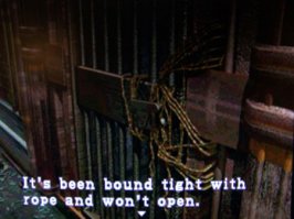 Помните, как после поджигания веревки в момент перехода на новую локацию вылетал Resident Evil?