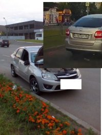 Авария дня. ВАЗ перевернулся в Ижевске