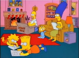 Что за враки! Вот кадры из 1 серии 1 сезона ( 17 декабря 1989 г.) Практически все персонажи остались такими же, кроме Смитерса (помощник директора Бернса), который был черным в первой серии.