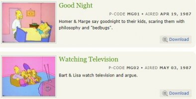 Однако на телеканале Tracey Ullman транслировались короткие клипы с 1987 г по 1989 г с участием Симспсонов до и после рекламы. Но на мой взгляд это не упомянутый сериал.