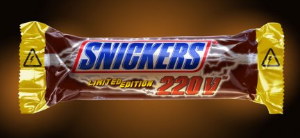 Snickers 220V. Умножь энергию!