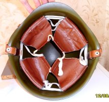 Вот настоящий шлем воина света. Ещё пахнет военным складом СССР.