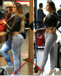 А как она так лихо переобулась?