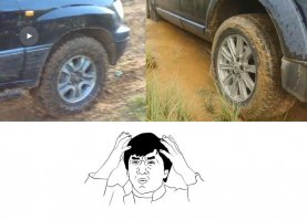 Land Rover Discovery вдоволь набрал воды