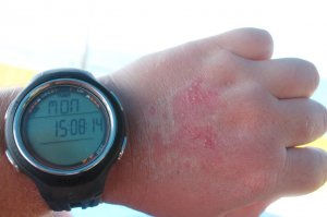 40 минут на байке в час пик в одной жаркой стране.