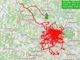 С начала лета накатал.