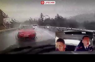 Опять путаете. Когда вы едете за кем-то, а тот резко тормозит, что предписывают ПДД? Тормозить! А не ехать на встречку. Но водитель хочет спасти морду своего авто и выезжает навстречу посредством осознанного маневра. ОСОЗНАННОГО! ДВИЖЕНИЕМ РУЛЯ! Когда машина уходит в занос от превышения скорости по скользкому покрытию, хоть ты закрутись рулем, действия водителя ничего не дадут, водитель не может преодолеть силу инерции. Не может! Поэтому силы называется НЕПРЕОДОЛИМЫМИ. В данном видео прекрасно видно вывернутые колеса тойоты, но это ничего не решает - машина скользит наружу поворота в следствии непреодолимых сил. 
И никакого двоякого толкования тут нет. Инспектор может составить протокол по 12.15.4, водитель напишет свои объяснения и в суде представит доказательства. Адекватный инспектор составлять протокол не будет. Но именно водитель обязан представить доказательства, что именно, в следствии непреодолимых сил он оказался на встречке.