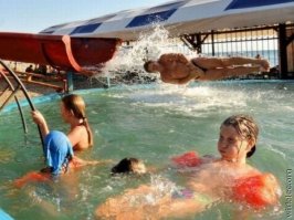 Я сначала заметила в воде афганскую борзую, решила что это очередная картинка на тему того что шерсть собаки похожа на волосы девушек. Потом заметила что оказывается прямо в центре фотографии в воду падает мужик.