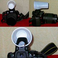 Для рассеивания света встроенной вспышки